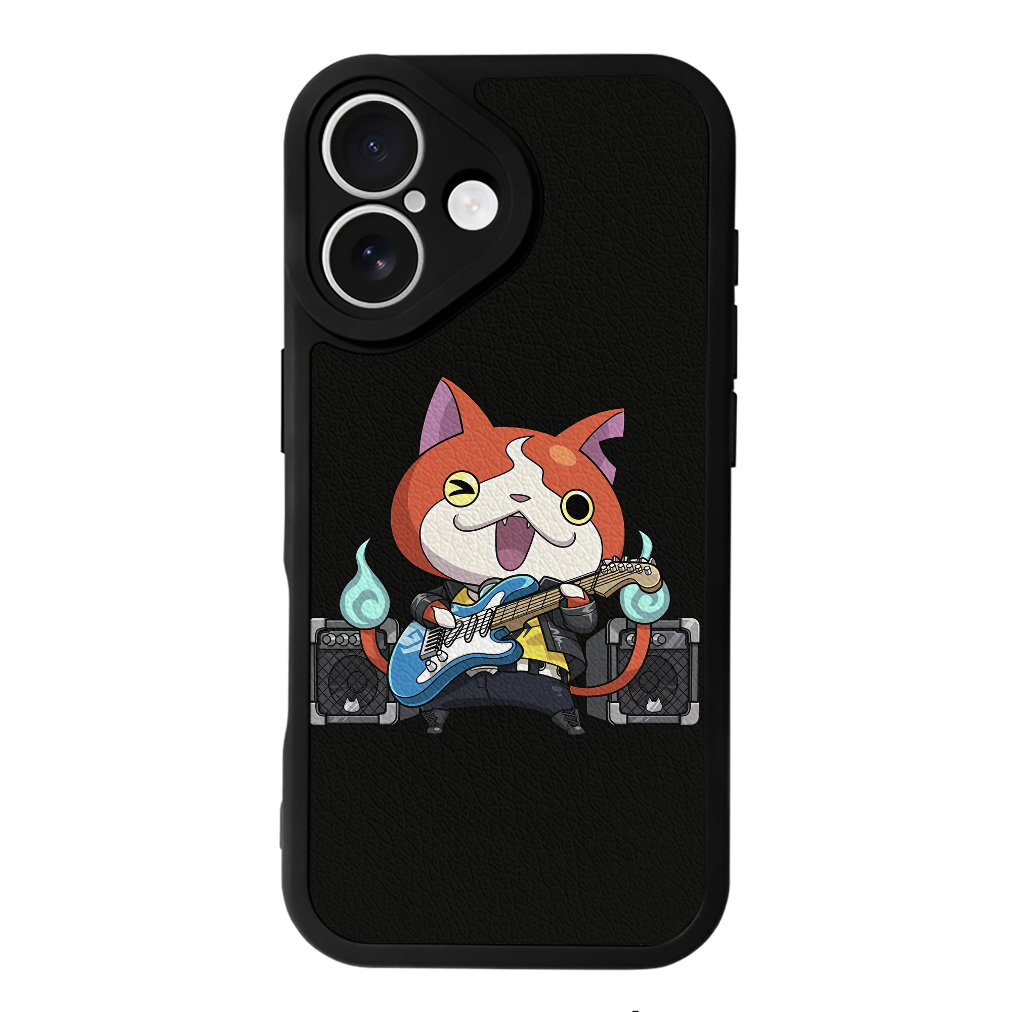 （画像用） 妖怪ウォッチ Yo-kai Watch 【iPhone 16シリーズ対応】シリコンスマホケース（レザー調） 材質：シリコン